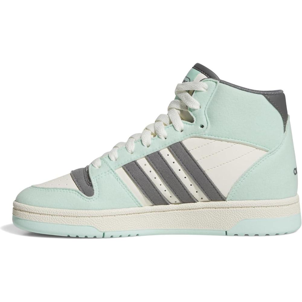 imageadidas UnisexChild Break Start Mid TopClear MintGreyOff White