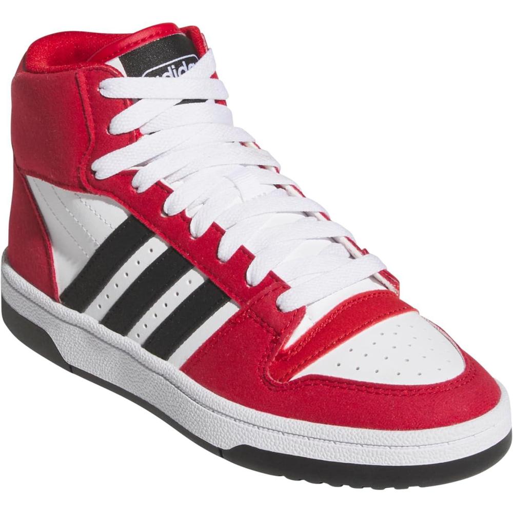 imageadidas UnisexChild Break Start Mid TopTeam Power RedBlackWhite