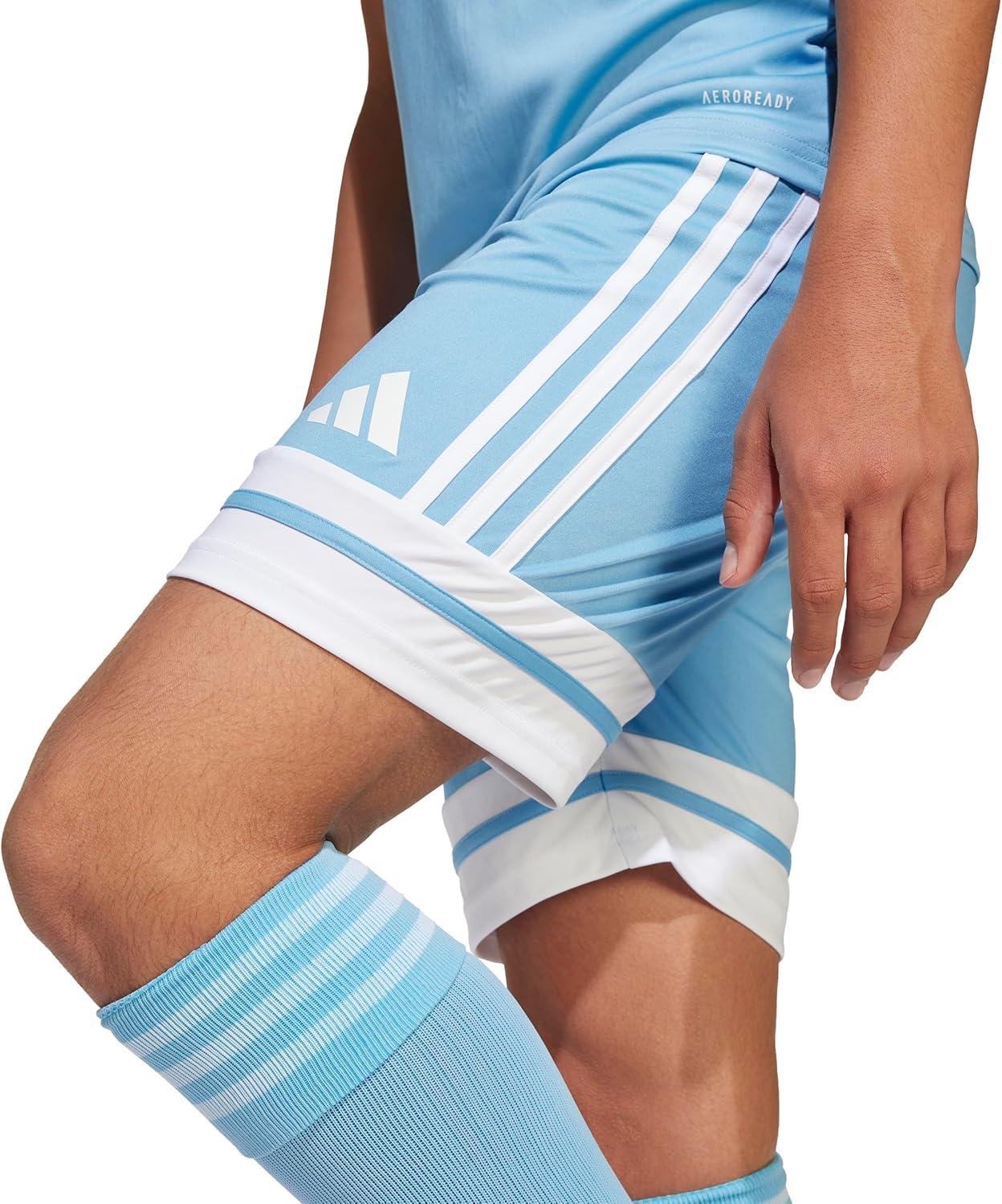 imageAdidas UnisexChild Squadra 25 ShortsTeam Light BlueWhite