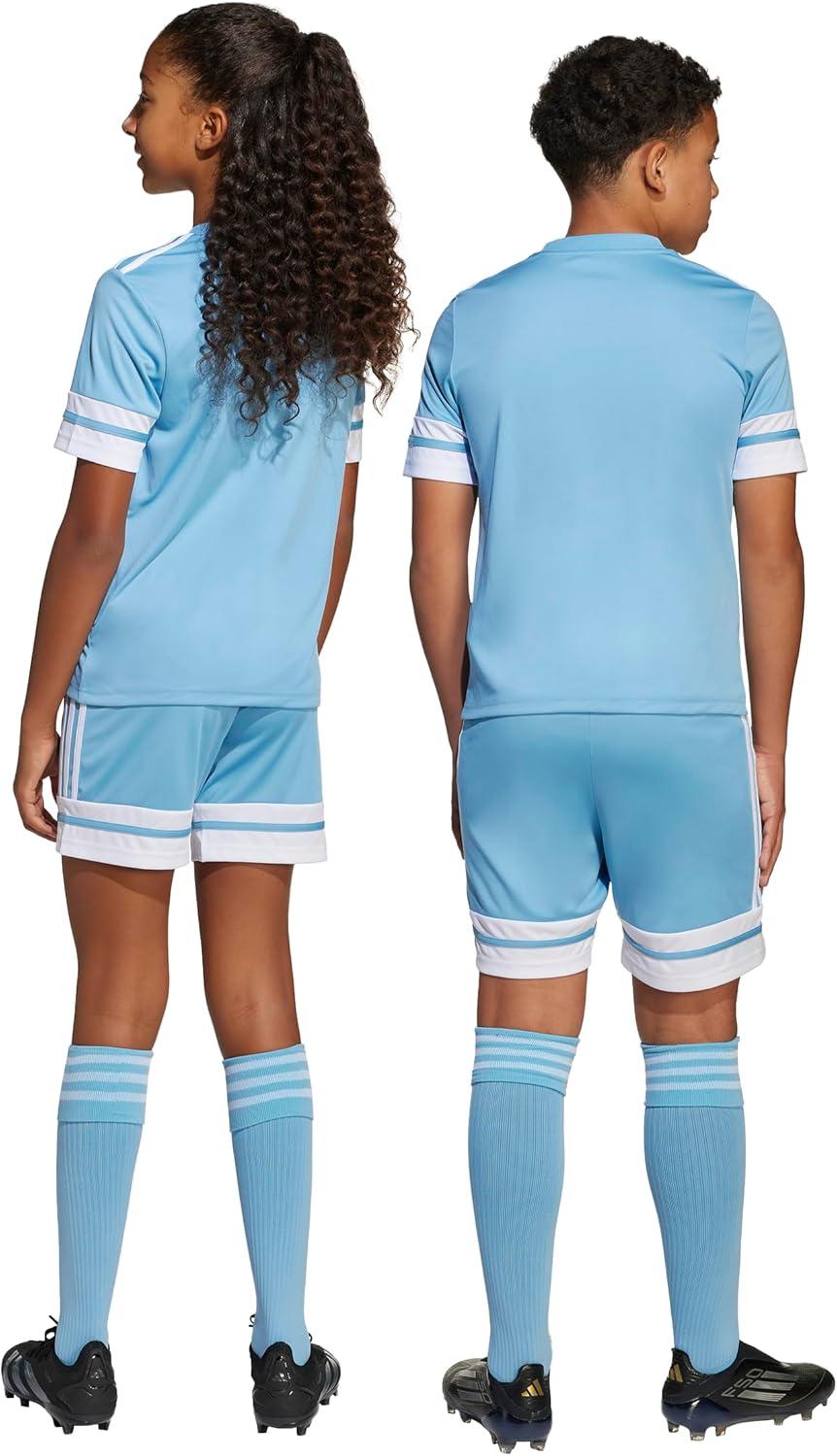 imageAdidas UnisexChild Squadra 25 ShortsTeam Light BlueWhite
