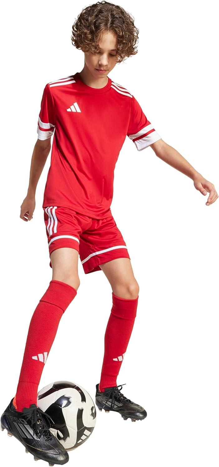 imageAdidas UnisexChild Squadra 25 ShortsTeam Power RedTeam Power RedWhite
