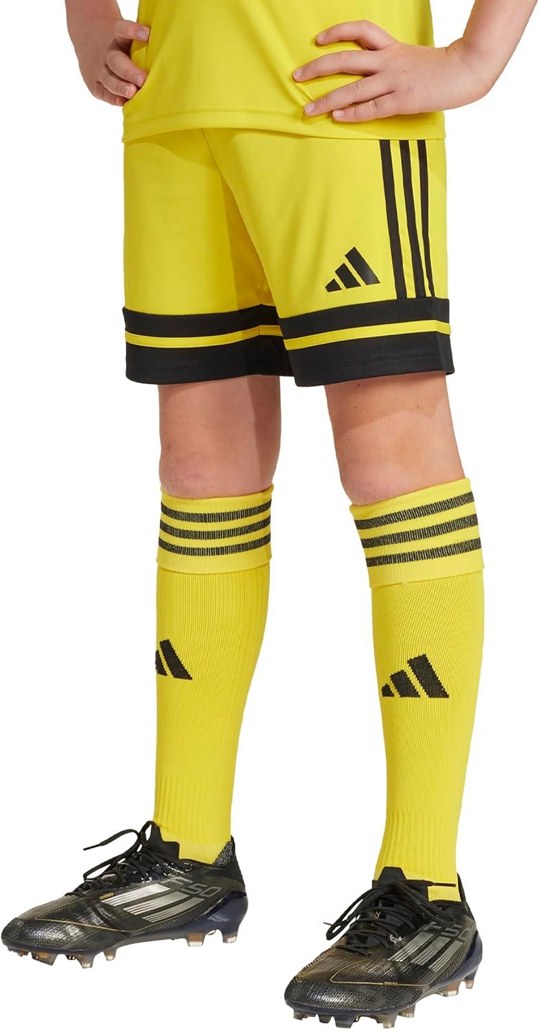 imageAdidas UnisexChild Squadra 25 ShortsTeam YellowBlack