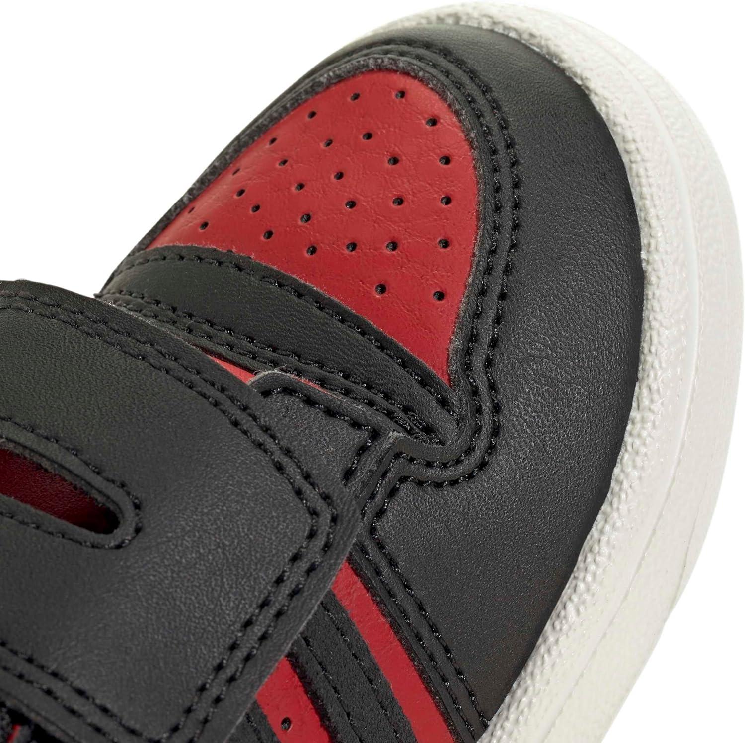 imageadidas Baby Boys Break Start Hook ampamp Loop SneakersBlackCollegiate RedWhite