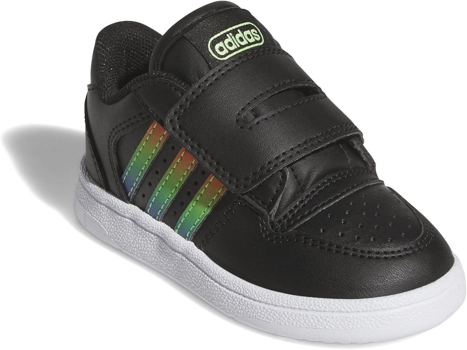 imageadidas Baby Boys Break Start Hook ampamp Loop SneakersBlackYellowBlue Burst