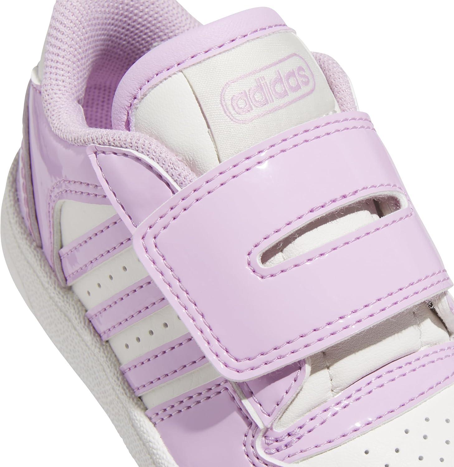 imageadidas Baby Boys Break Start Hook ampamp Loop SneakersBliss LilacBliss LilacWhite