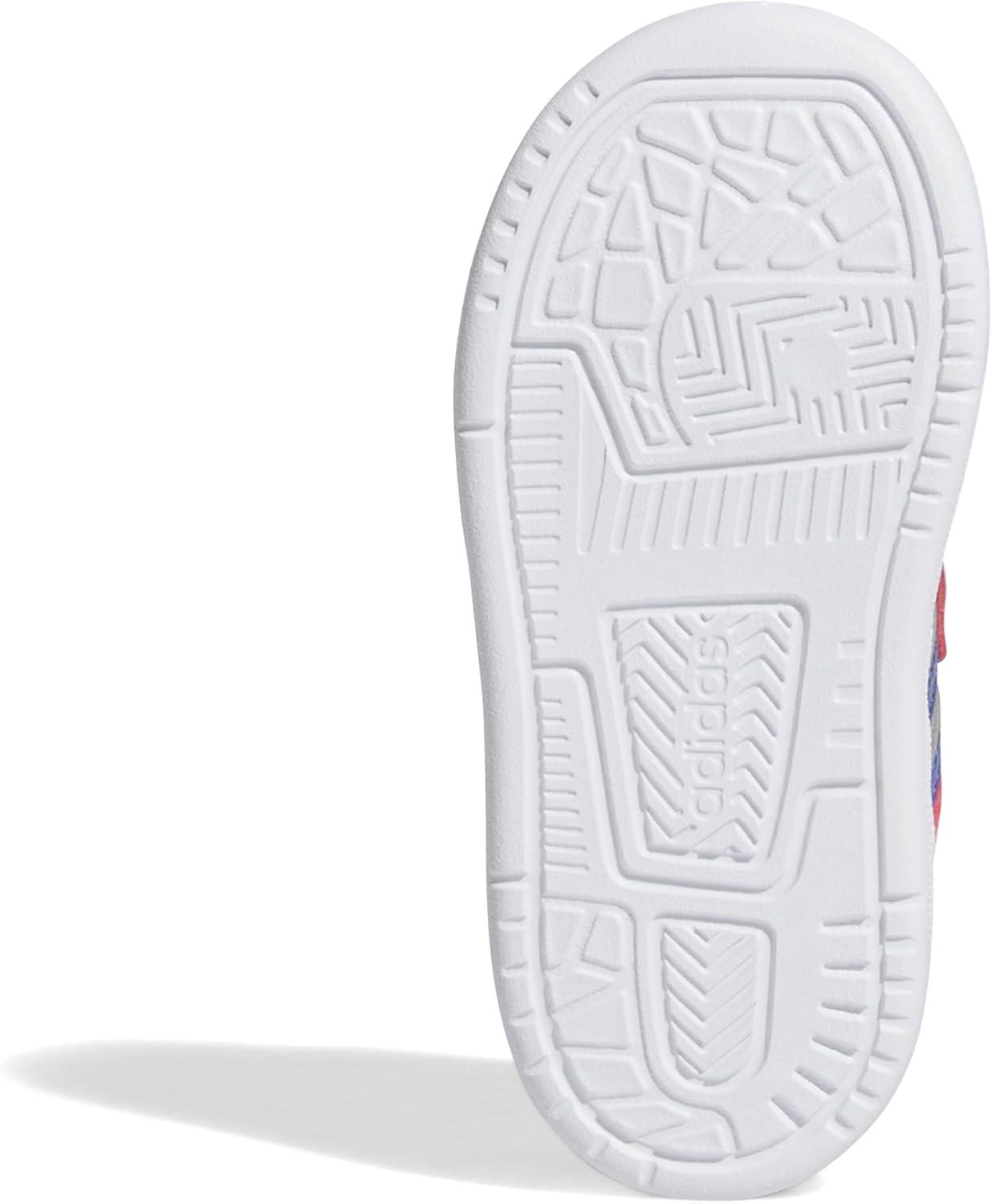 imageadidas Baby Boys Break Start Hook ampamp Loop SneakersBright RedEquipment BlueWhite