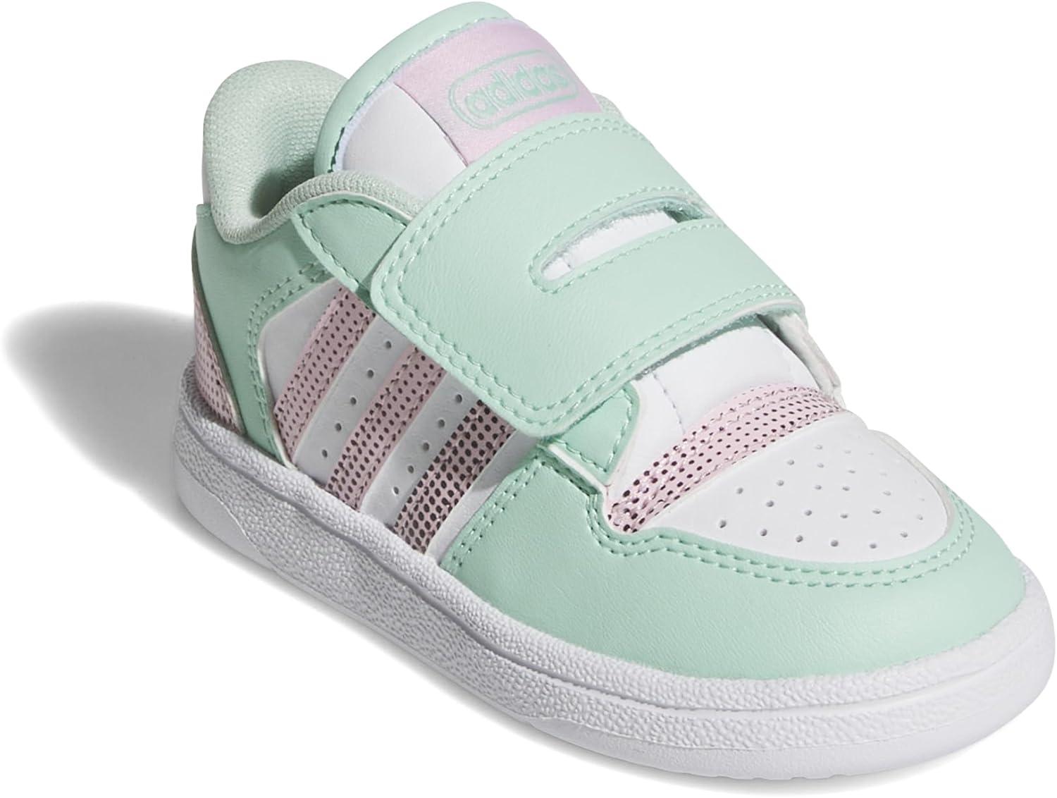 imageadidas Baby Boys Break Start Hook ampamp Loop SneakersClear MintClear PinkBlack