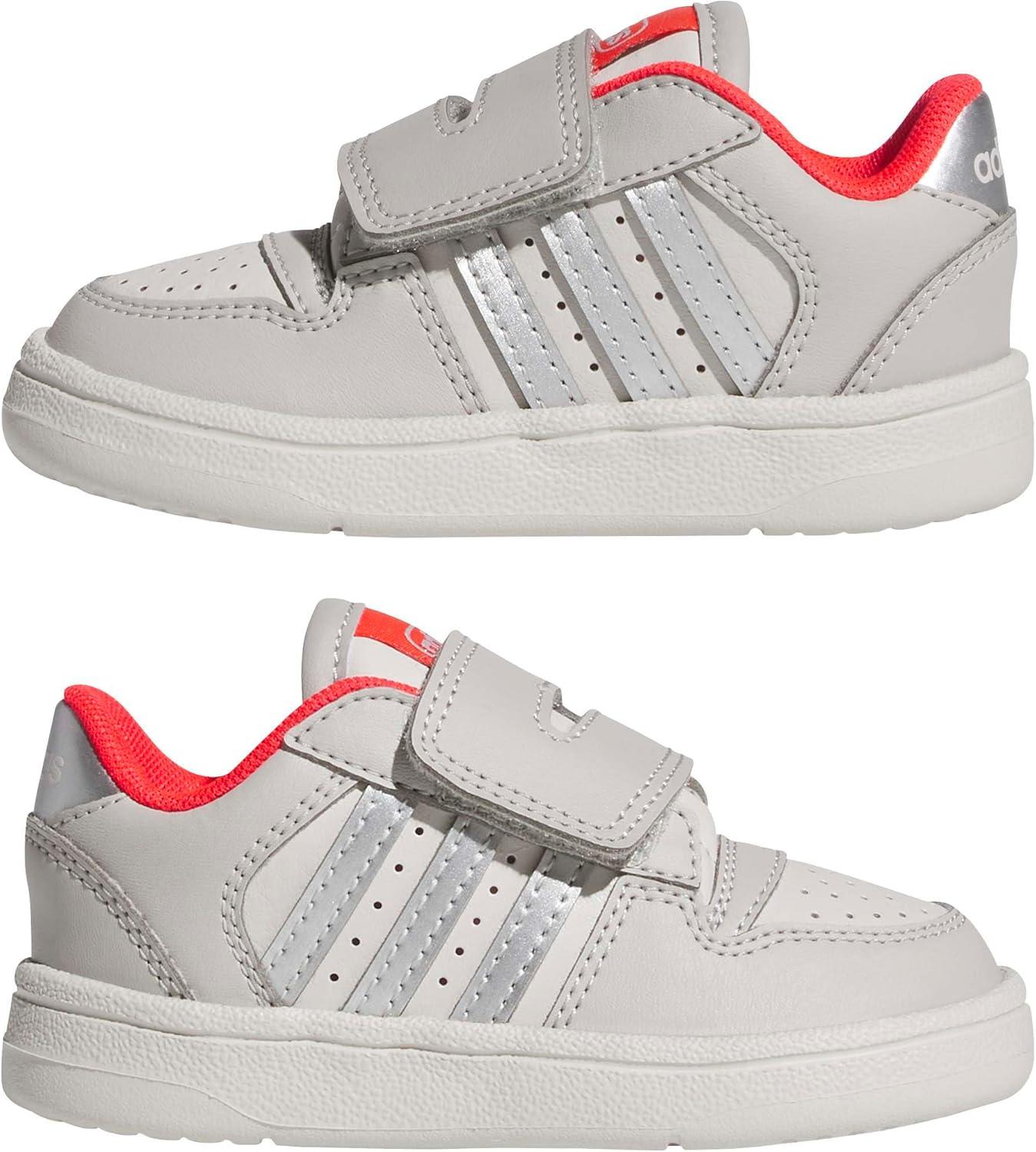 imageadidas Baby Boys Break Start Hook ampamp Loop SneakersGreySilver MetallicGrey