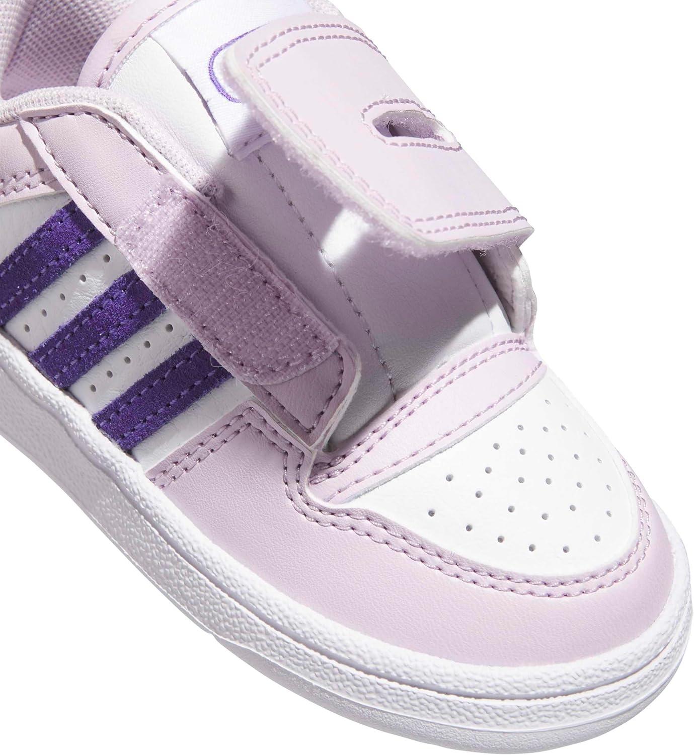 imageadidas Baby Boys Break Start Hook ampamp Loop SneakersIce LavenderPurpleWhite