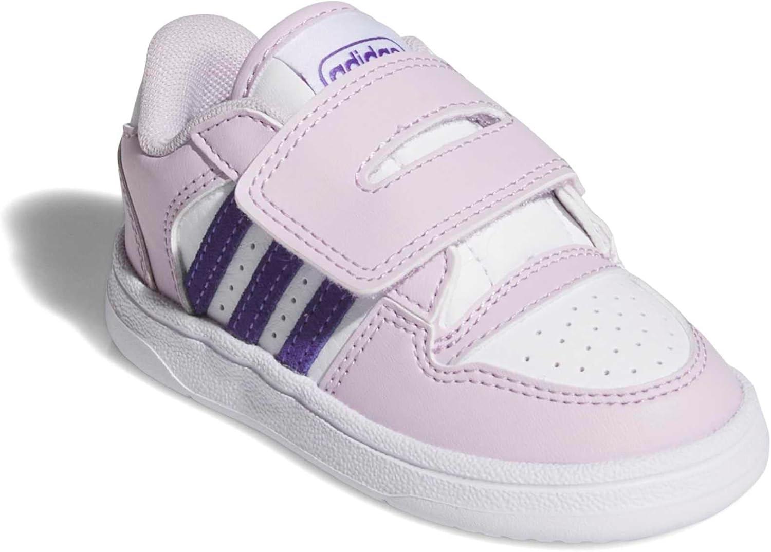imageadidas Baby Boys Break Start Hook ampamp Loop SneakersIce LavenderPurpleWhite