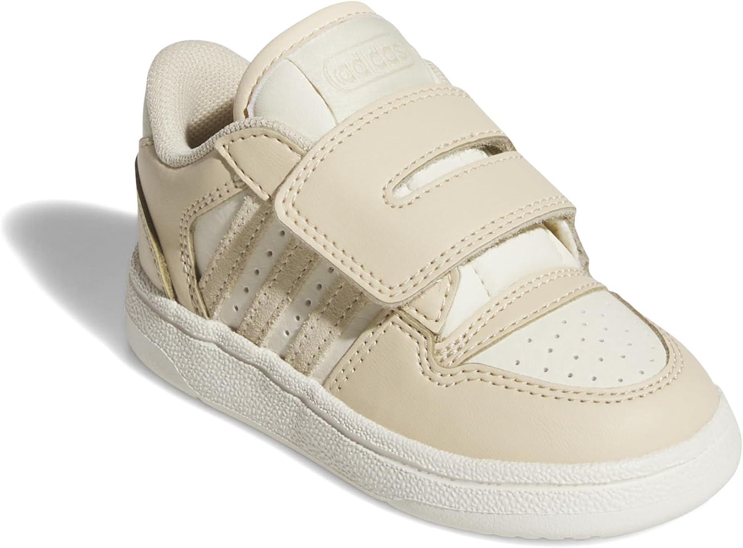 imageadidas Baby Boys Break Start Hook ampamp Loop SneakersSand StrataCream WhiteOff White