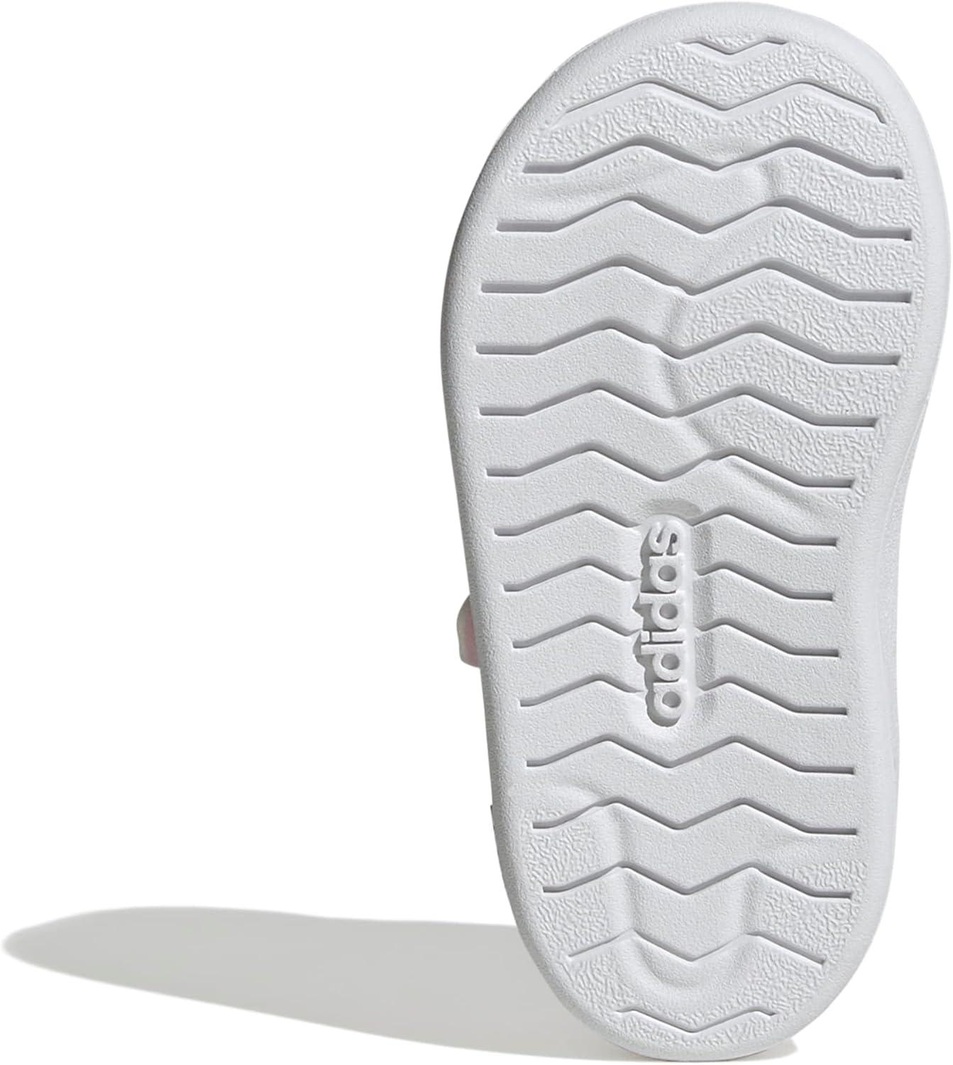 imageadidas BabyBoys Streetalk Elastic Lace SneakerClear PinkWhiteGrey