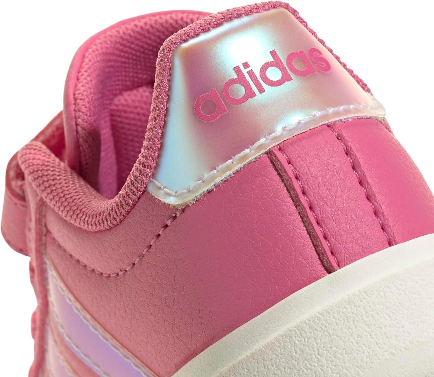 imageadidas BabyBoys Streetalk Elastic Lace SneakerPink FusionWhiteWonder Quartz
