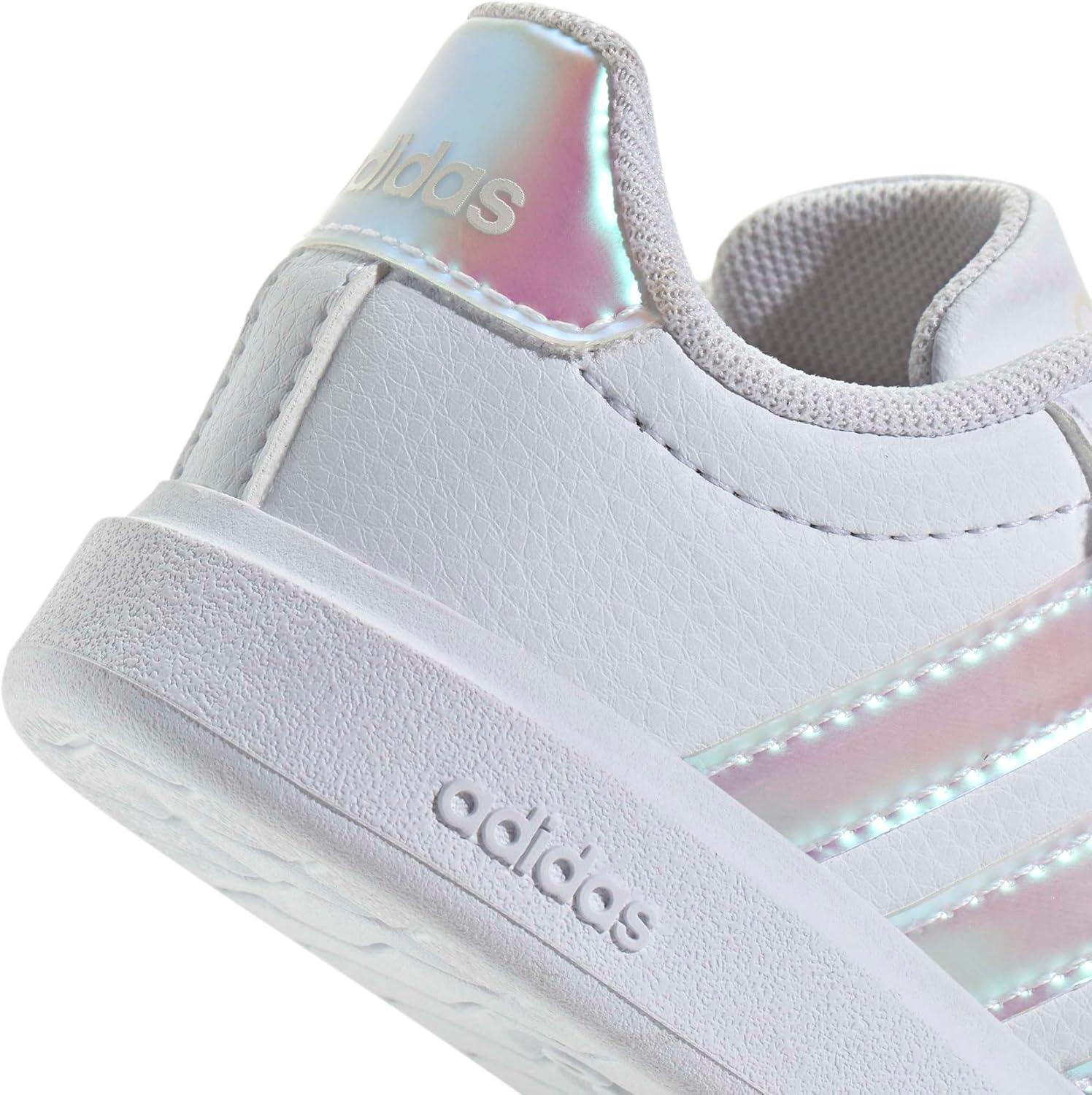 imageadidas BabyBoys Streetalk Elastic Lace SneakerWhiteIridescentWhite