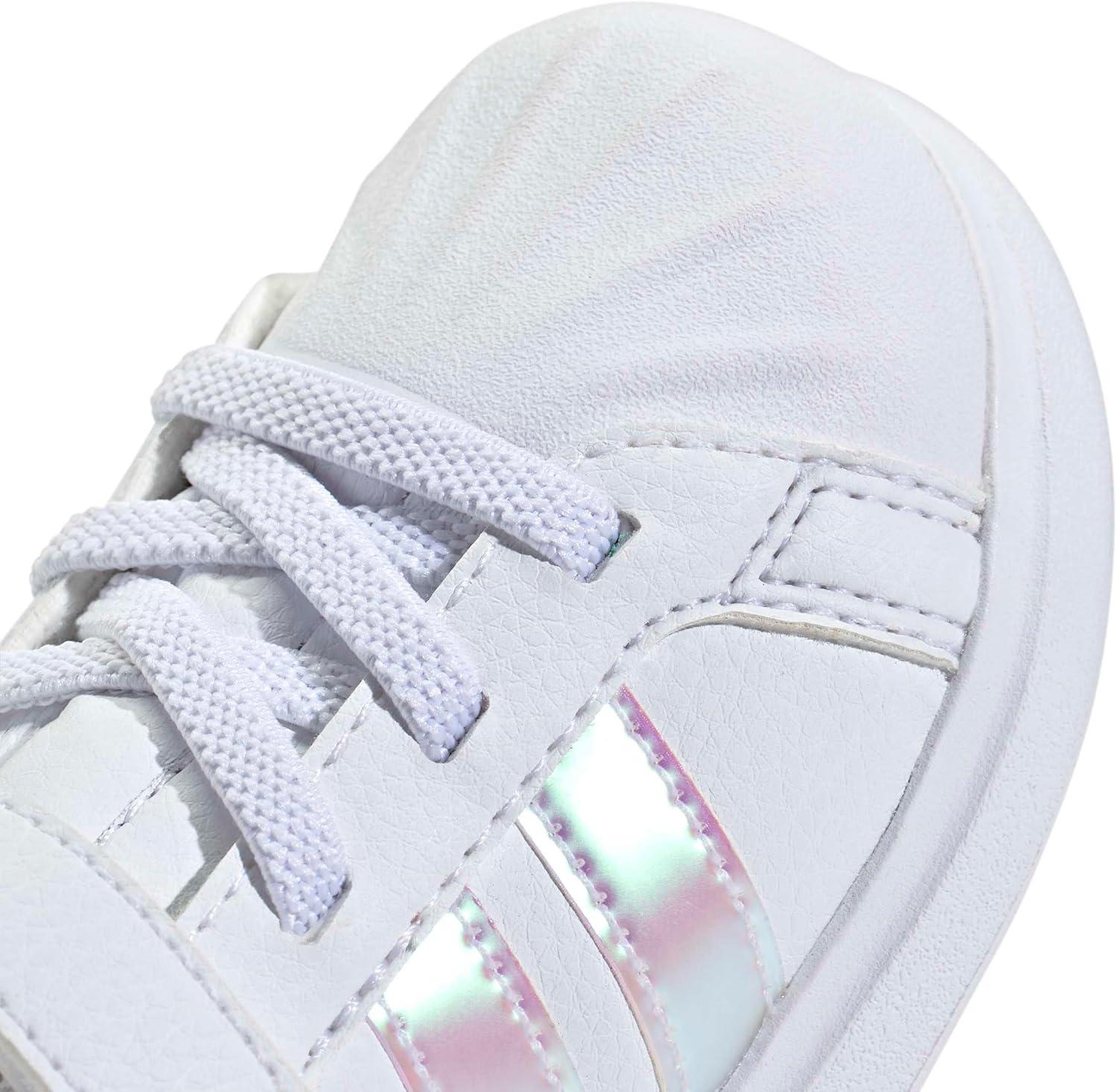 imageadidas BabyBoys Streetalk Elastic Lace SneakerWhiteIridescentWhite