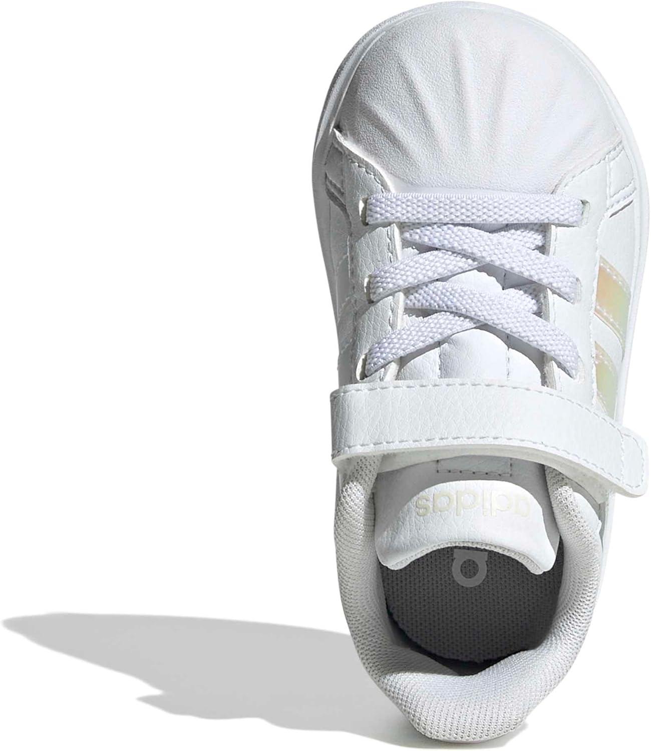 imageadidas BabyBoys Streetalk Elastic Lace SneakerWhiteIridescentWhite