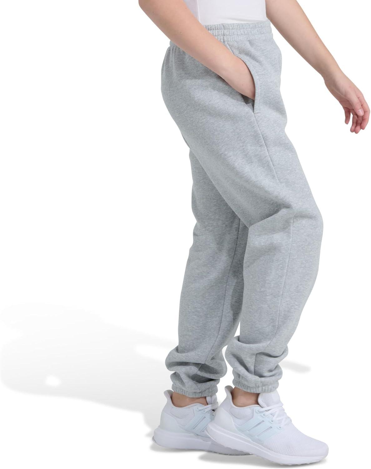 imageadidas Girls Fleece JoggerMedium Grey Heather