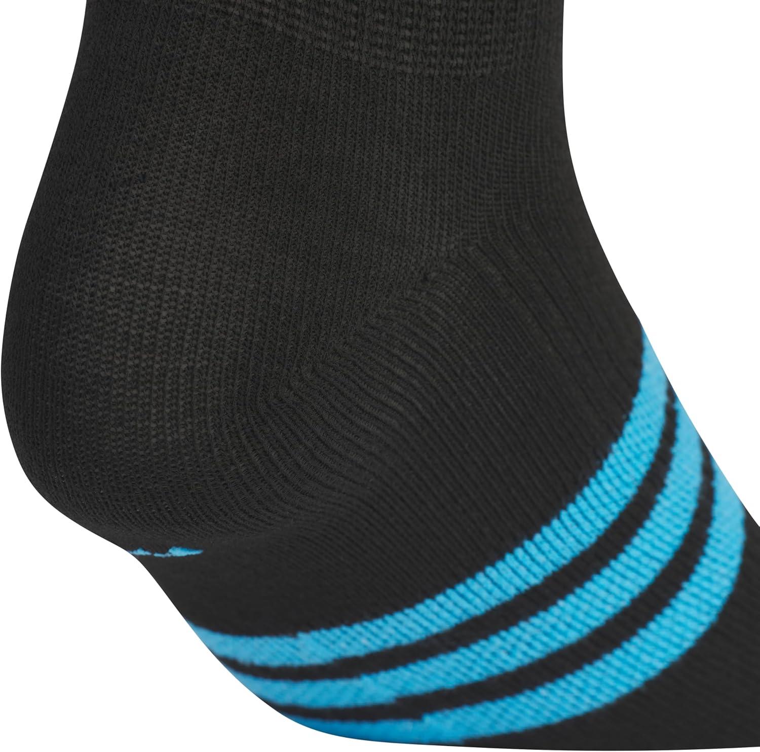 imageadidas Unisex Kids Quarter Ankle Socks for Boys and Girls Youth 6pack Superlite Breathable and Lightweight DiscontinuedBlackLucid AquamarineWhiteGirls