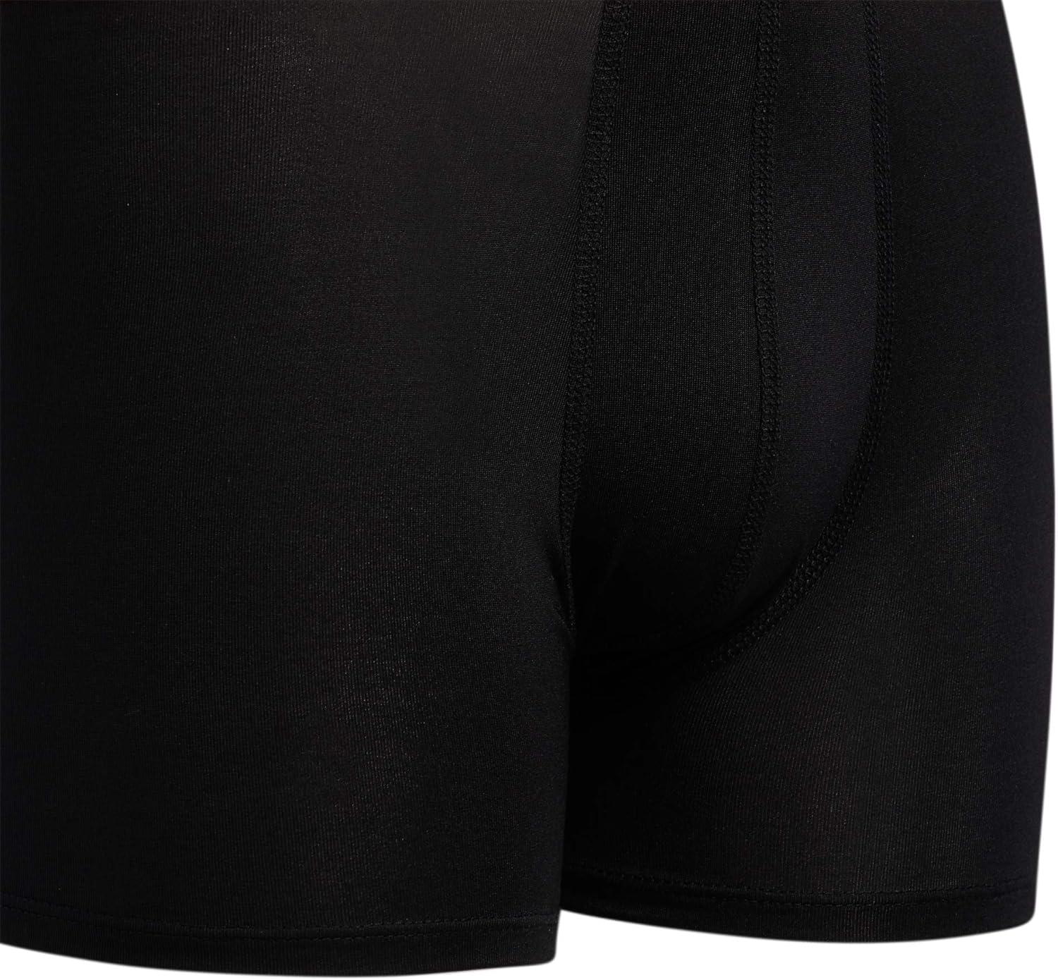 imageadidas Youth Microfiber Boxer Brief Multipack Athletic Underwear for Kids BoysScarlet RedBlackGreyPerformance