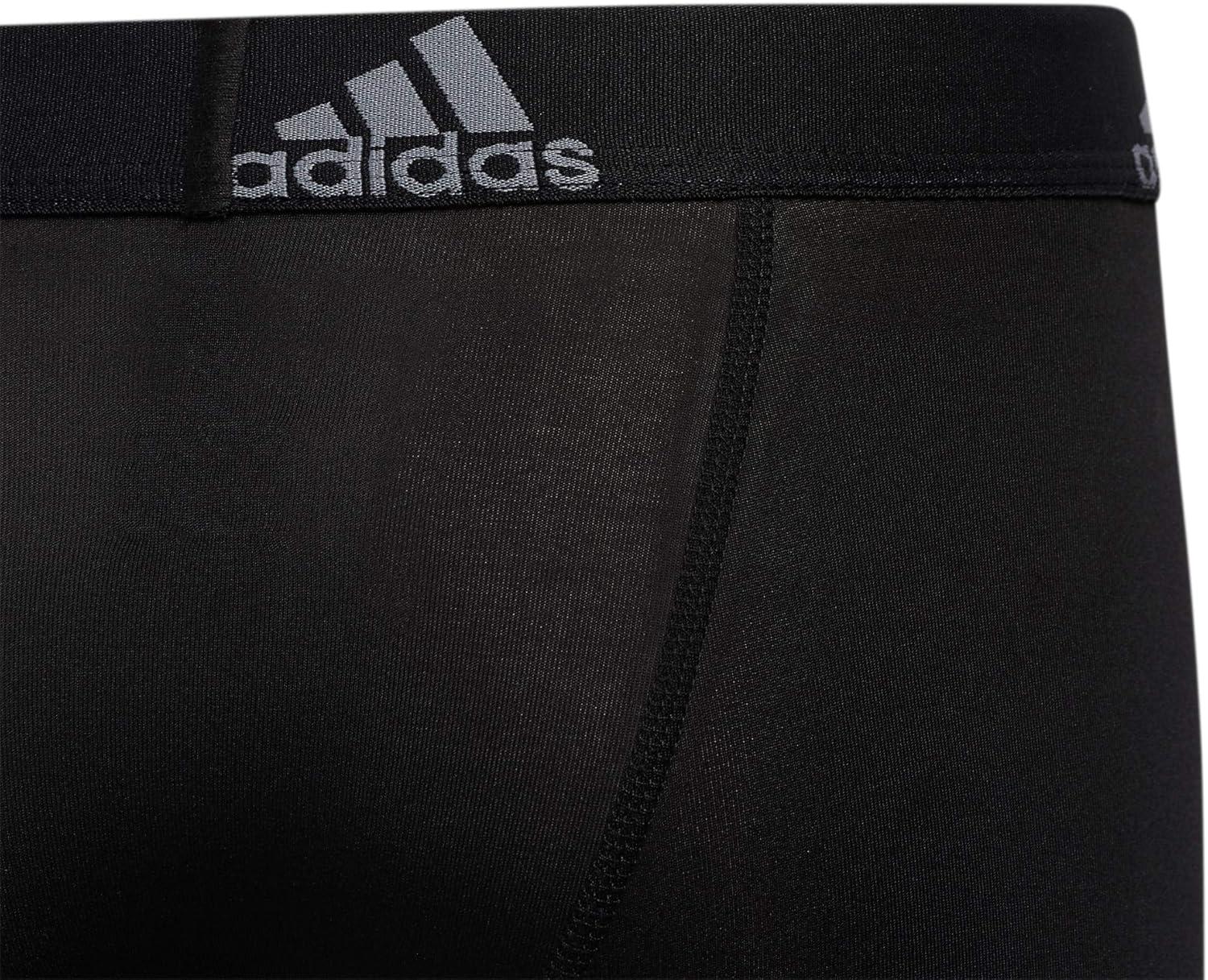 imageadidas Youth Performance 4Pack Boxer Brief DISCONTINUEDBlackGreyPerformance