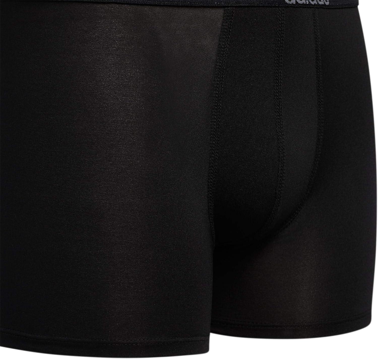 imageadidas Youth Performance 4Pack Boxer Brief DISCONTINUEDBlackGreyPerformance