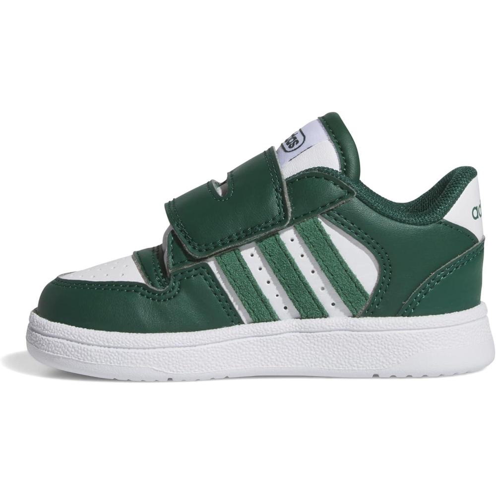 imageadidas Baby Boys Break Start Hook ampamp Loop SneakersCollegiate GreenCollegiate GreenWhite