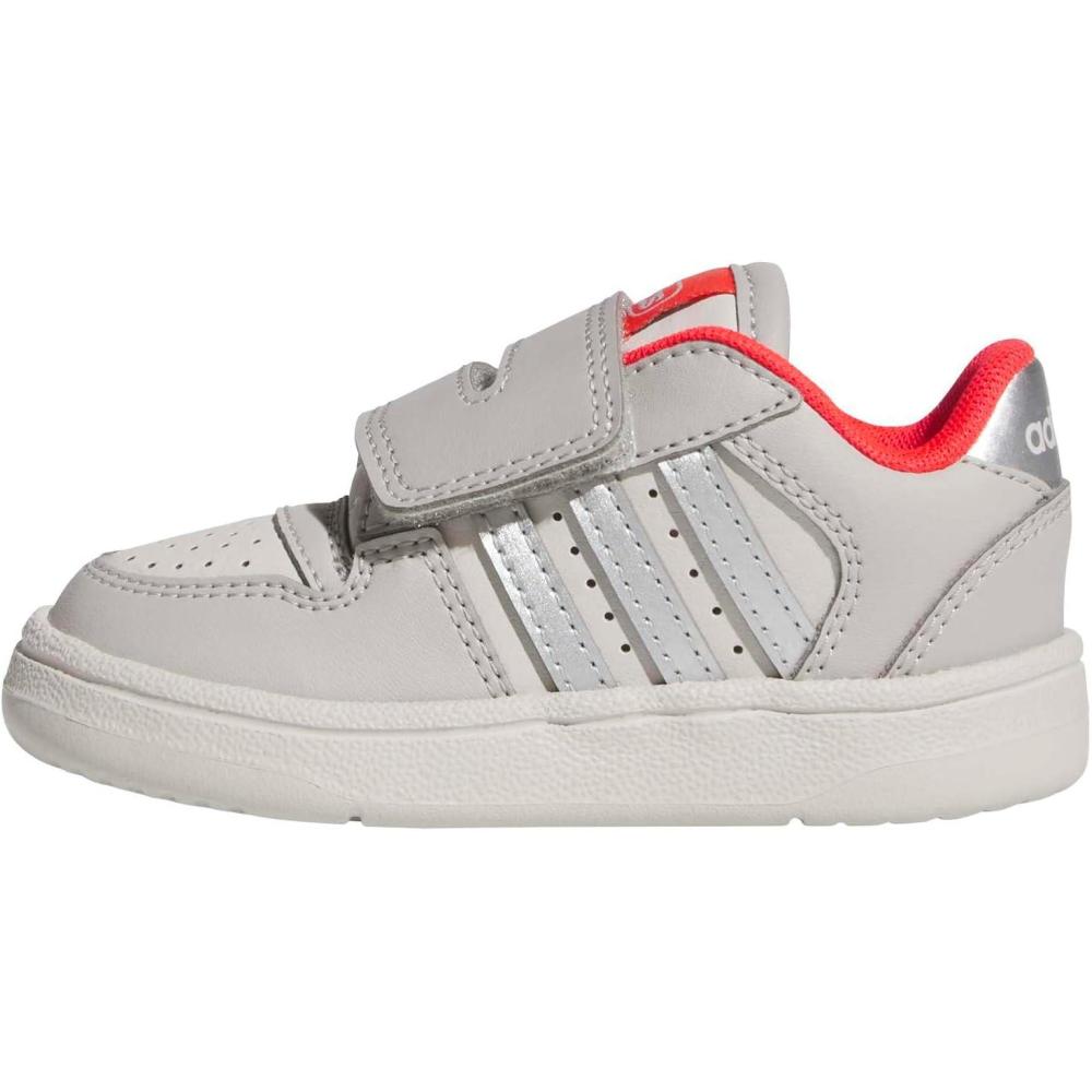 imageadidas Baby Boys Break Start Hook ampamp Loop SneakersGreySilver MetallicGrey