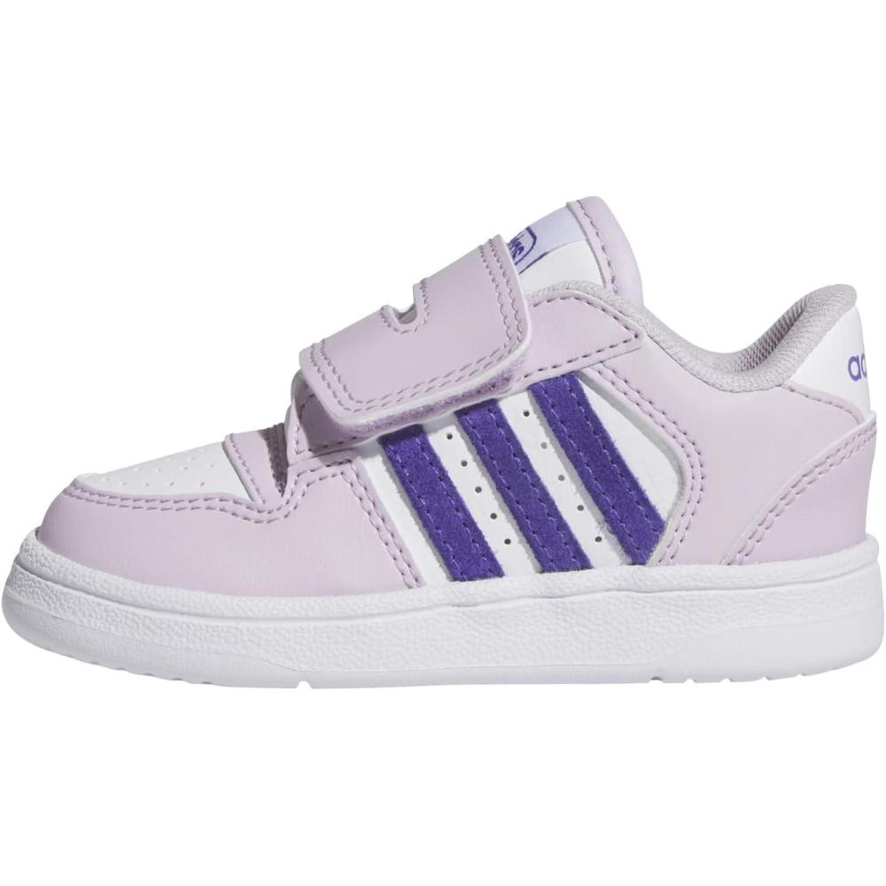 imageadidas Baby Boys Break Start Hook ampamp Loop SneakersIce LavenderPurpleWhite