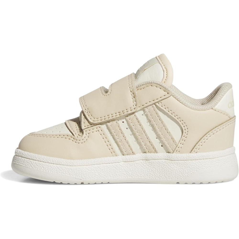 imageadidas Baby Boys Break Start Hook ampamp Loop SneakersSand StrataCream WhiteOff White