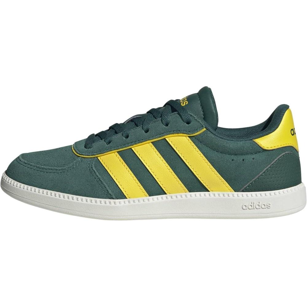 imageadidas Kids Breaknet Sleek ShoesCollegiate GreenYellowOff White