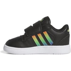 adidas Baby Boys’ Break Start Hook & Loop Sneakers(Black/Yellow/Blue Burst)