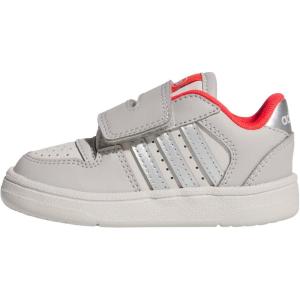 adidas Baby Boys’ Break Start Hook & Loop Sneakers(Grey/Silver Metallic/Grey)
