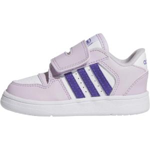 adidas Baby Boys’ Break Start Hook & Loop Sneakers(Ice Lavender/Purple/White)