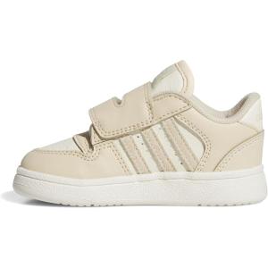 adidas Baby Boys’ Break Start Hook & Loop Sneakers(Sand Strata/Cream White/Off White)