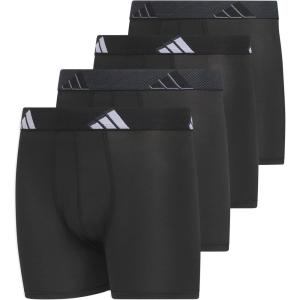adidas Youth Microfiber Boxer Brief (Multipack) Athletic Underwear for Kids Boys(Black/Onix Grey/Grey/Microfiber)