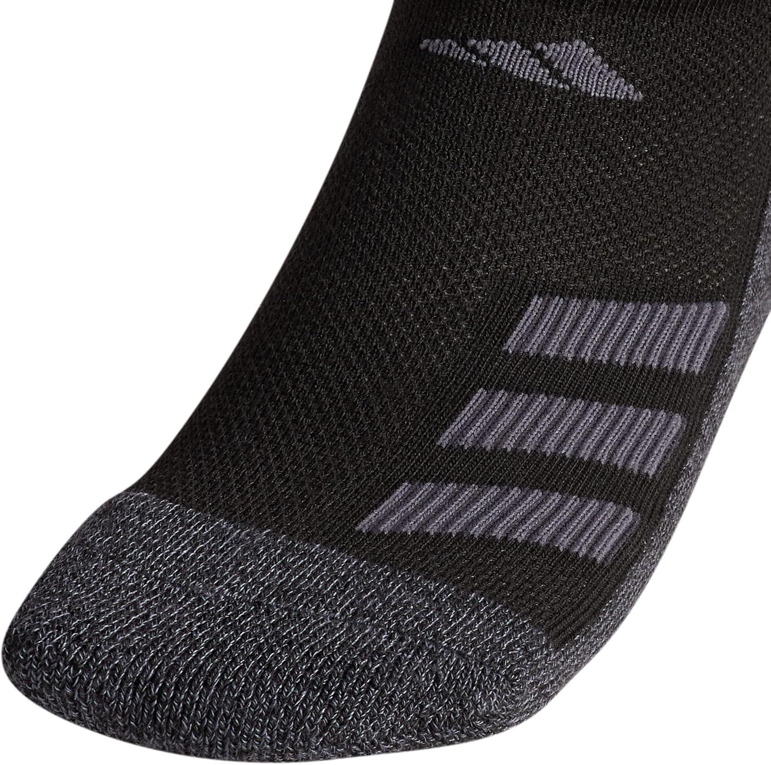 imageadidas Unisex Kids No Show Socks for Boys and Girls 6Pack Athletic Cushioned Low Profile Below AnkleBlackOnix GreyNight GreyStripe