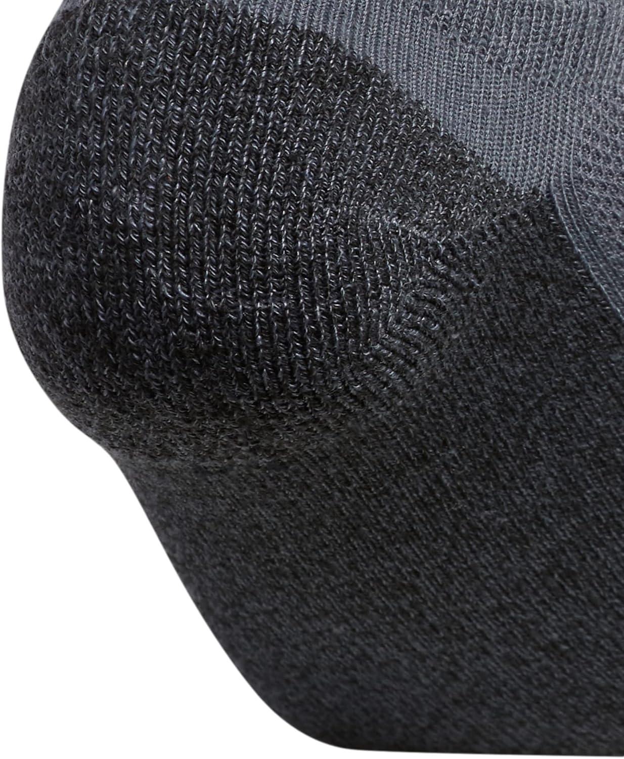 imageadidas Unisex Kids No Show Socks for Boys and Girls 6Pack Athletic Cushioned Low Profile Below AnkleOnix GreyPulse BlueVivid RedStripe