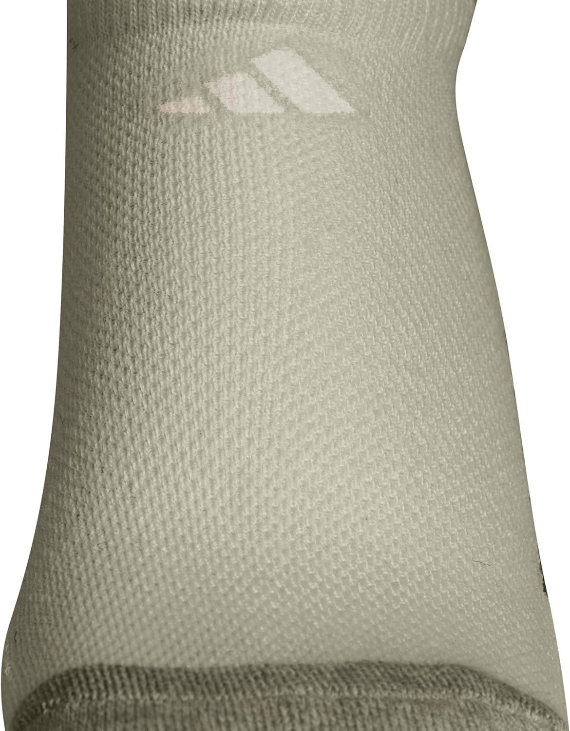 imageadidas Unisex Kids No Show Socks for Boys and Girls 6Pack Athletic Cushioned Low Profile Below AnkleSilver Pebble GreyPutty GreyWhite