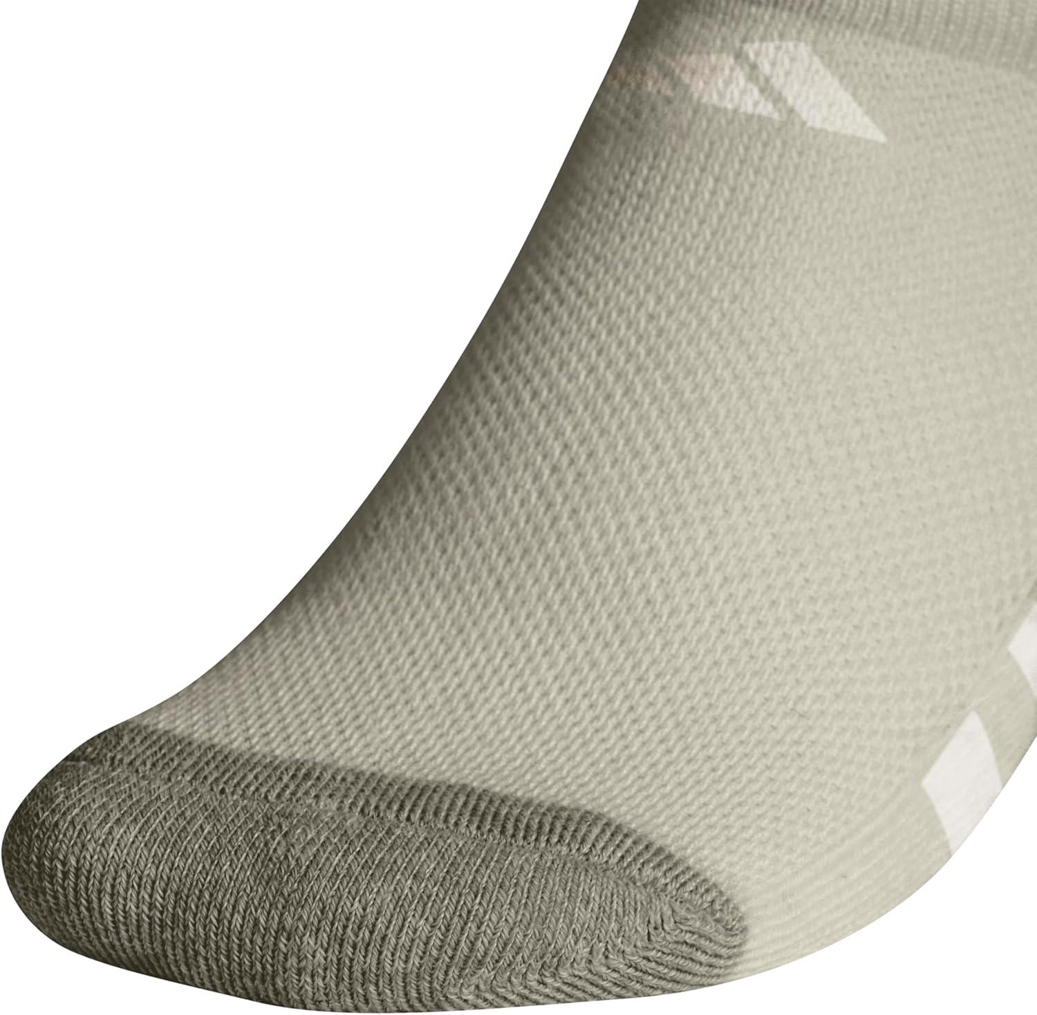 imageadidas Unisex Kids No Show Socks for Boys and Girls 6Pack Athletic Cushioned Low Profile Below AnkleSilver Pebble GreyPutty GreyWhite