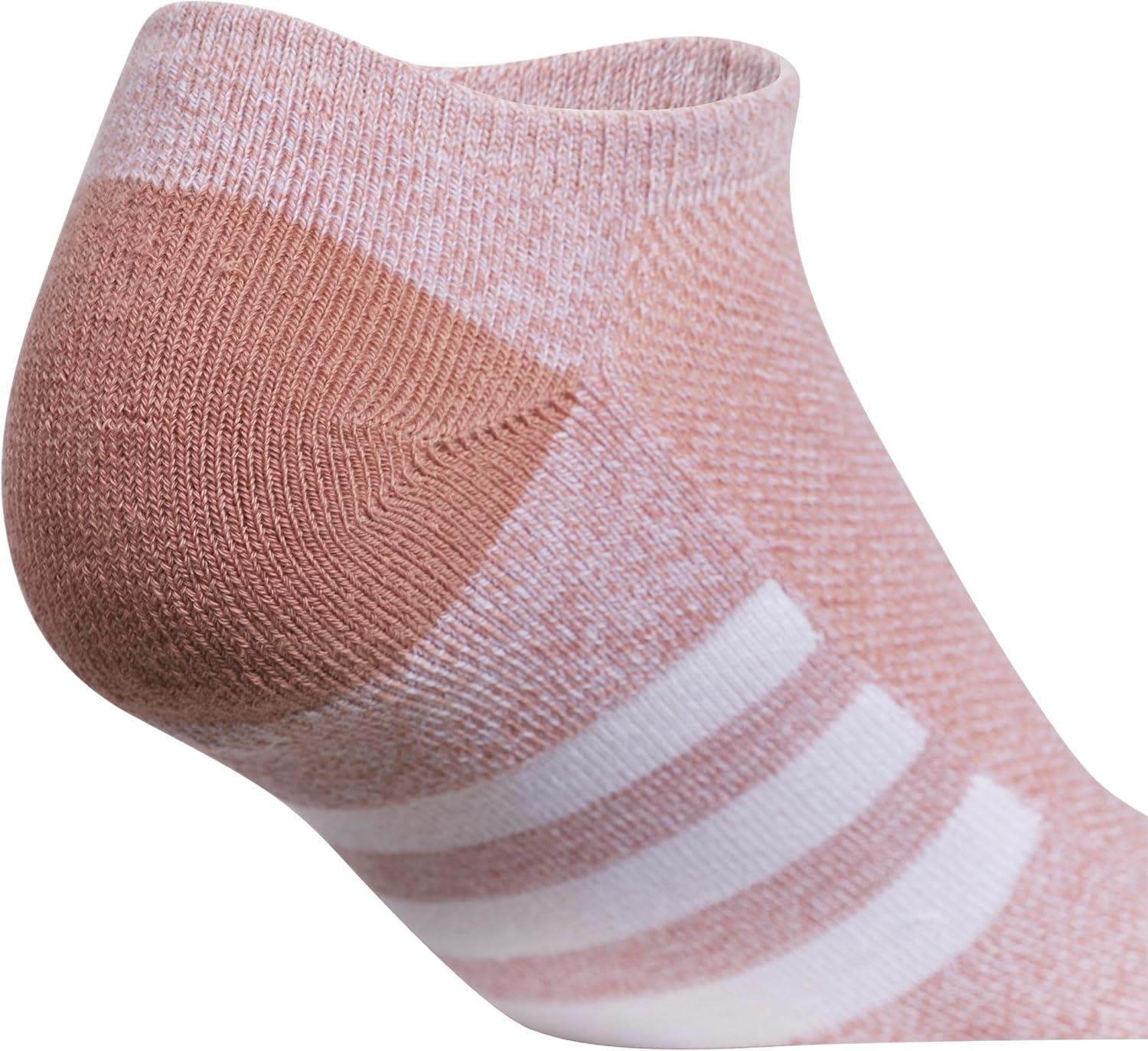 imageadidas Unisex Kids No Show Socks for Boys and Girls 6Pack Athletic Cushioned Low Profile Below AnkleWarm Clay PinkWonder BeigePreloved Fig PurpleGirls