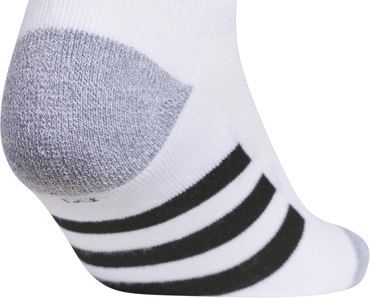 imageadidas Unisex Kids No Show Socks for Boys and Girls 6Pack Athletic Cushioned Low Profile Below AnkleWhiteGreyBlack