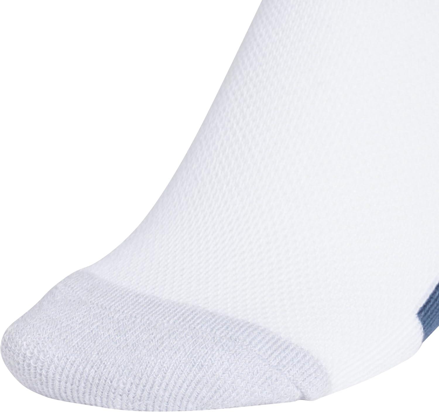 imageadidas Unisex Kids No Show Socks for Boys and Girls 6Pack Athletic Cushioned Low Profile Below AnkleWhitePure Teal GreenMineral Blue