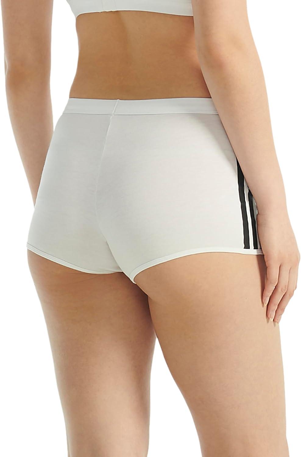 imageadidas womens 3 Stripes Active Essentials Cotton Shortie UnderwearWhite