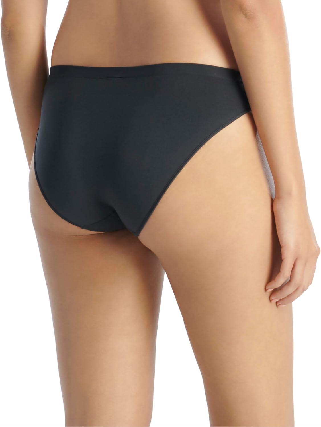 imageadidas womens Active Seamless Ultimate Stretch Bikini Brief Underwear 6packBlackToasted AlmondPreloved Teak