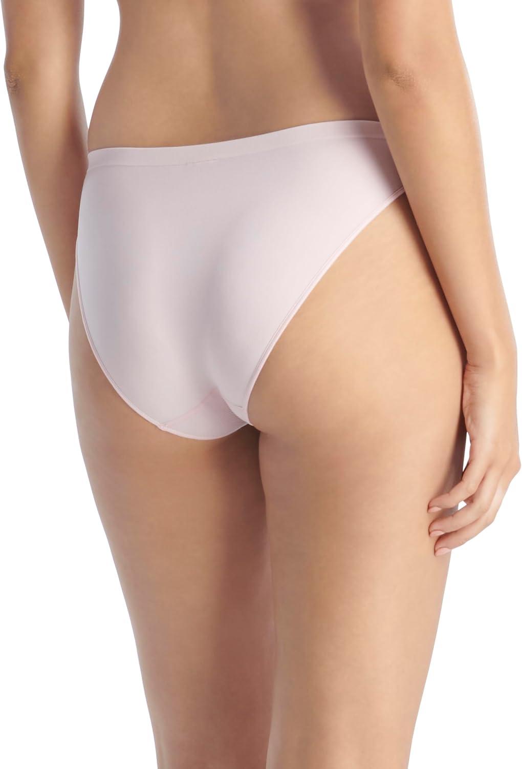 imageadidas womens Active Seamless Ultimate Stretch Bikini Underwear 3packBlackWonder SilverClear Pink