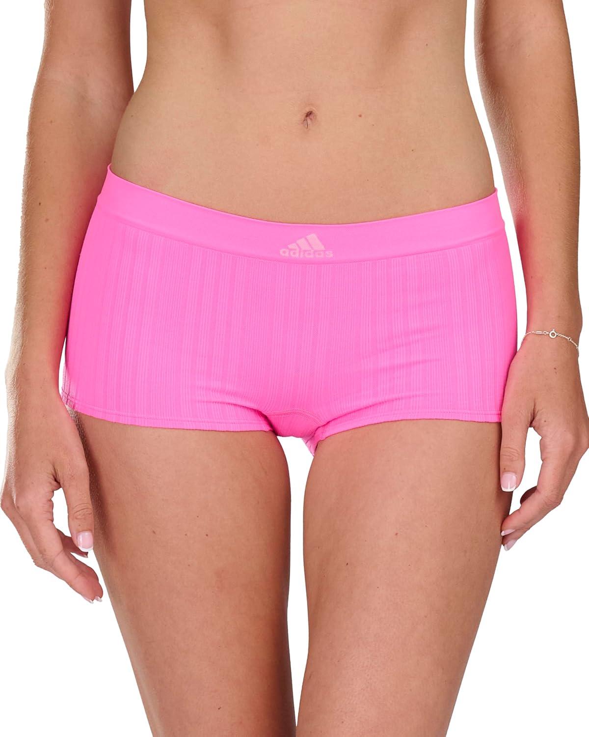 imageadidas womens Seamless Boyshort Underwear MultipackMulti