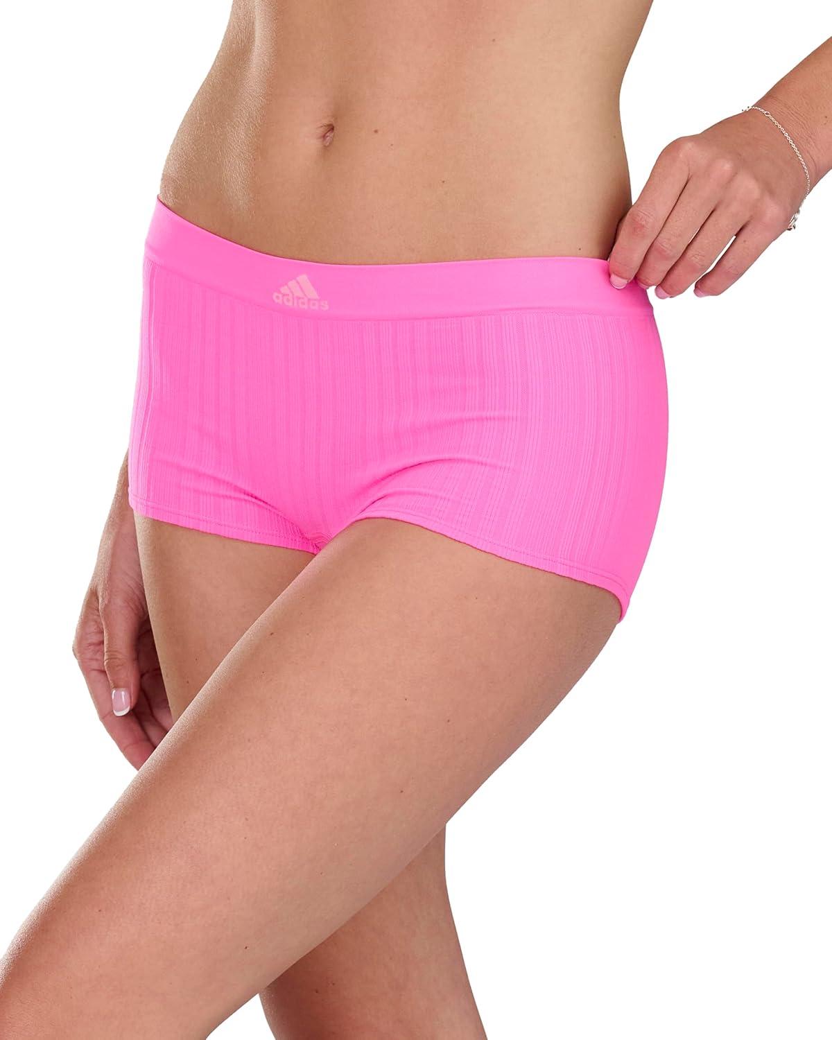 imageadidas womens Seamless Boyshort Underwear MultipackMulti