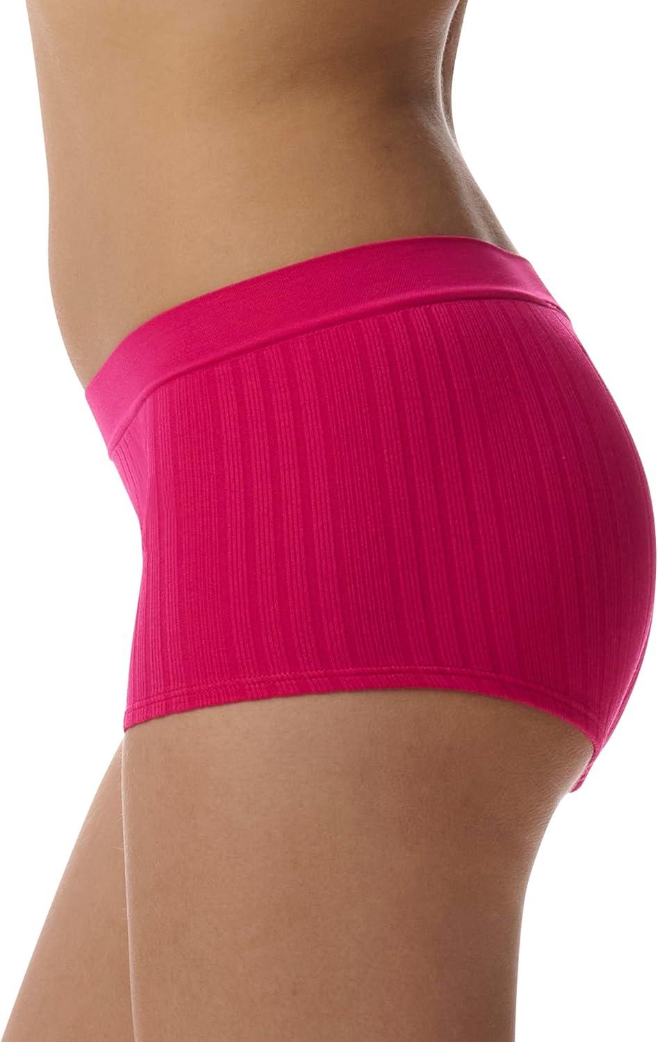 imageadidas womens Seamless Boyshort Underwear MultipackWonder Orchid FishnetWhiteWonder Mauve