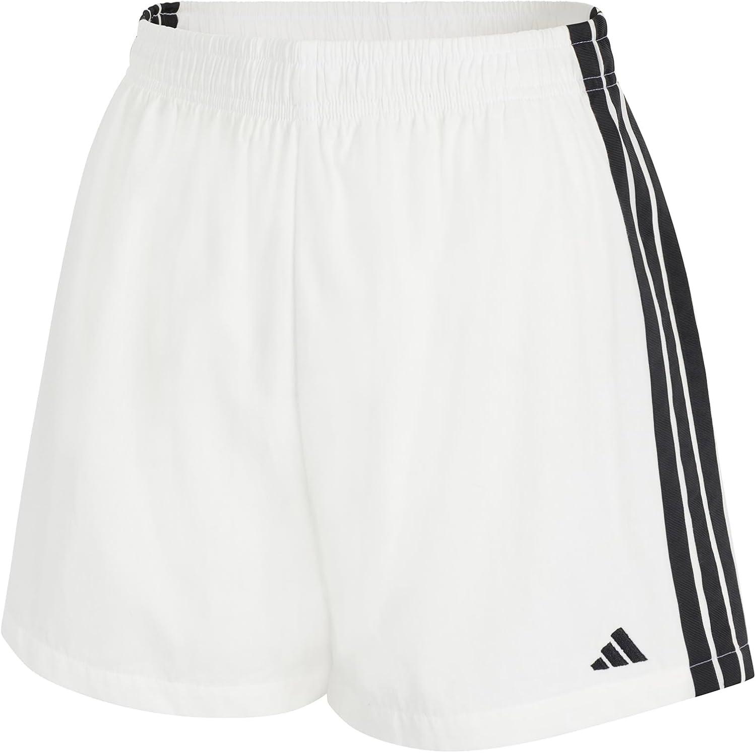 imageAdidas Womens 3 Stripes Active Essentials Cotton Boxer Short BottomWhite