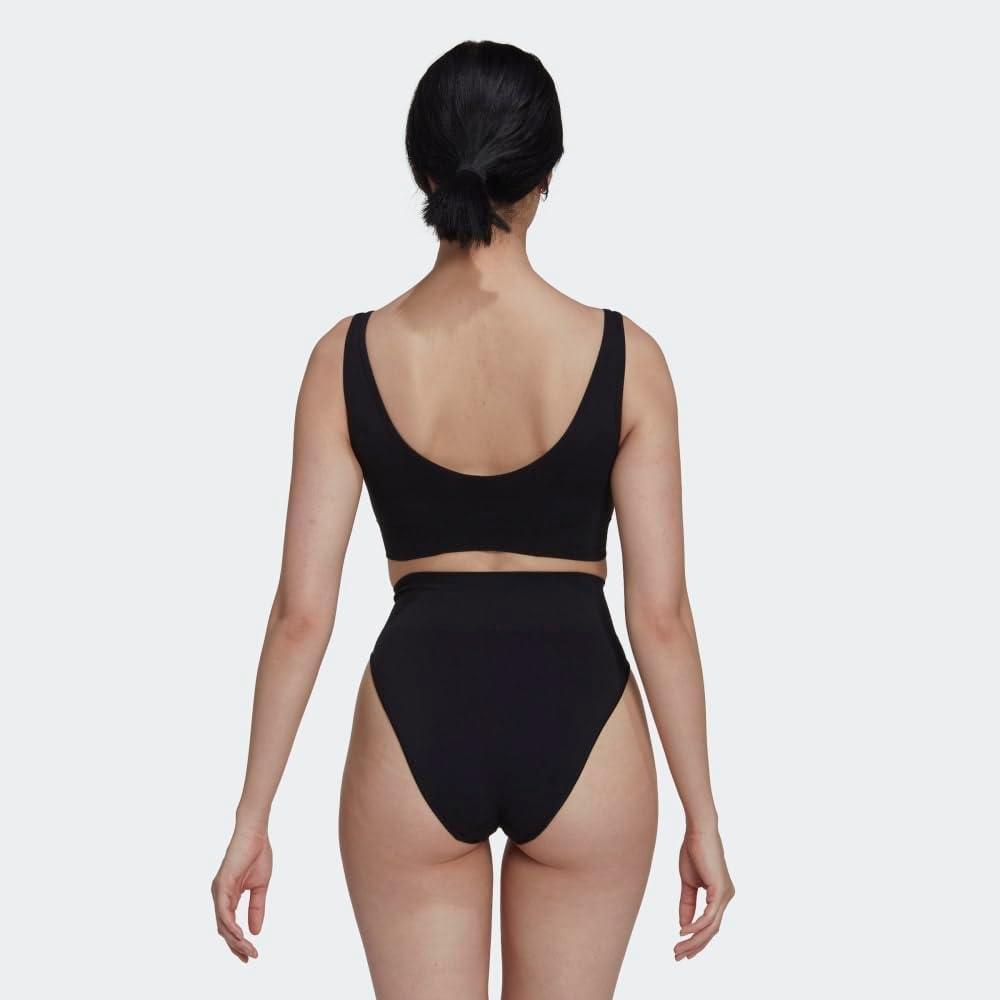 imageAdidas Womens Micro 720 Seamless Scoop Lounge Bra with Removable CookiesBlack